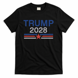 Trump 2028 Minimalist Retro Patriotic Trump Inauguration T-Shirt - Black