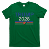 Trump 2028 Minimalist Retro Patriotic Trump Inauguration T-Shirt - Green
