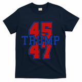 Trump 45 47 T-Shirt - Navy