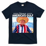 Trump Americas Gulf Mexico President Trump Sombrero T-Shirt - Navy