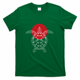 Turtle and red moon - Green