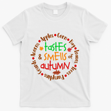 Tastes And Smells Of Autumn T-Shirt - White