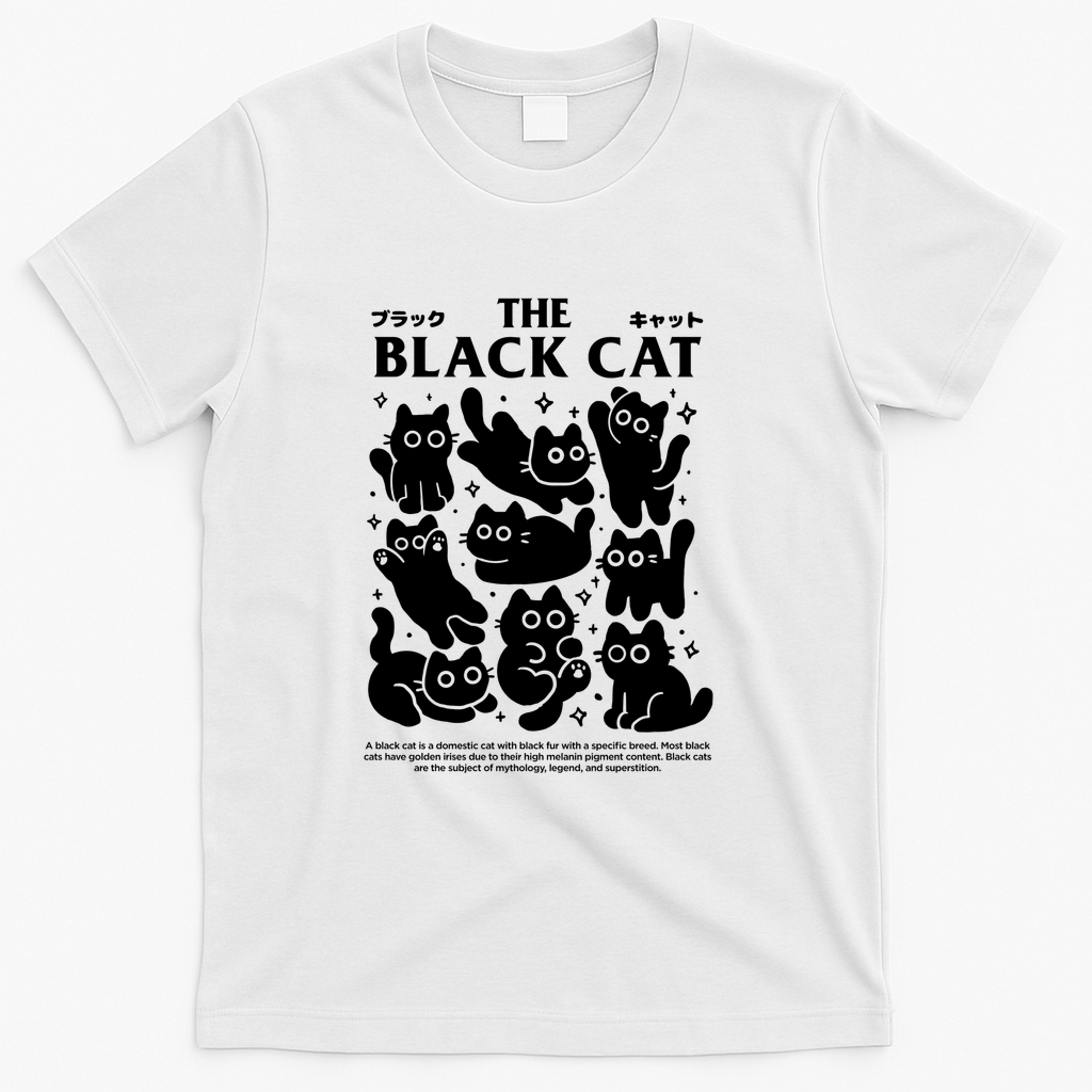 The Black Cat - White