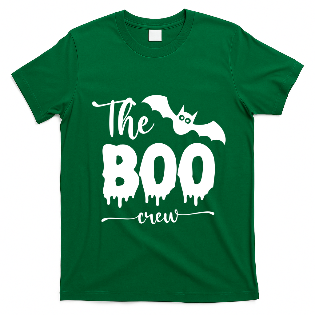 The Boo Crew Haloween Matching T-Shirt - Irish Green