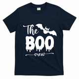 The Boo Crew Haloween Matching T-Shirt - Navy Blue