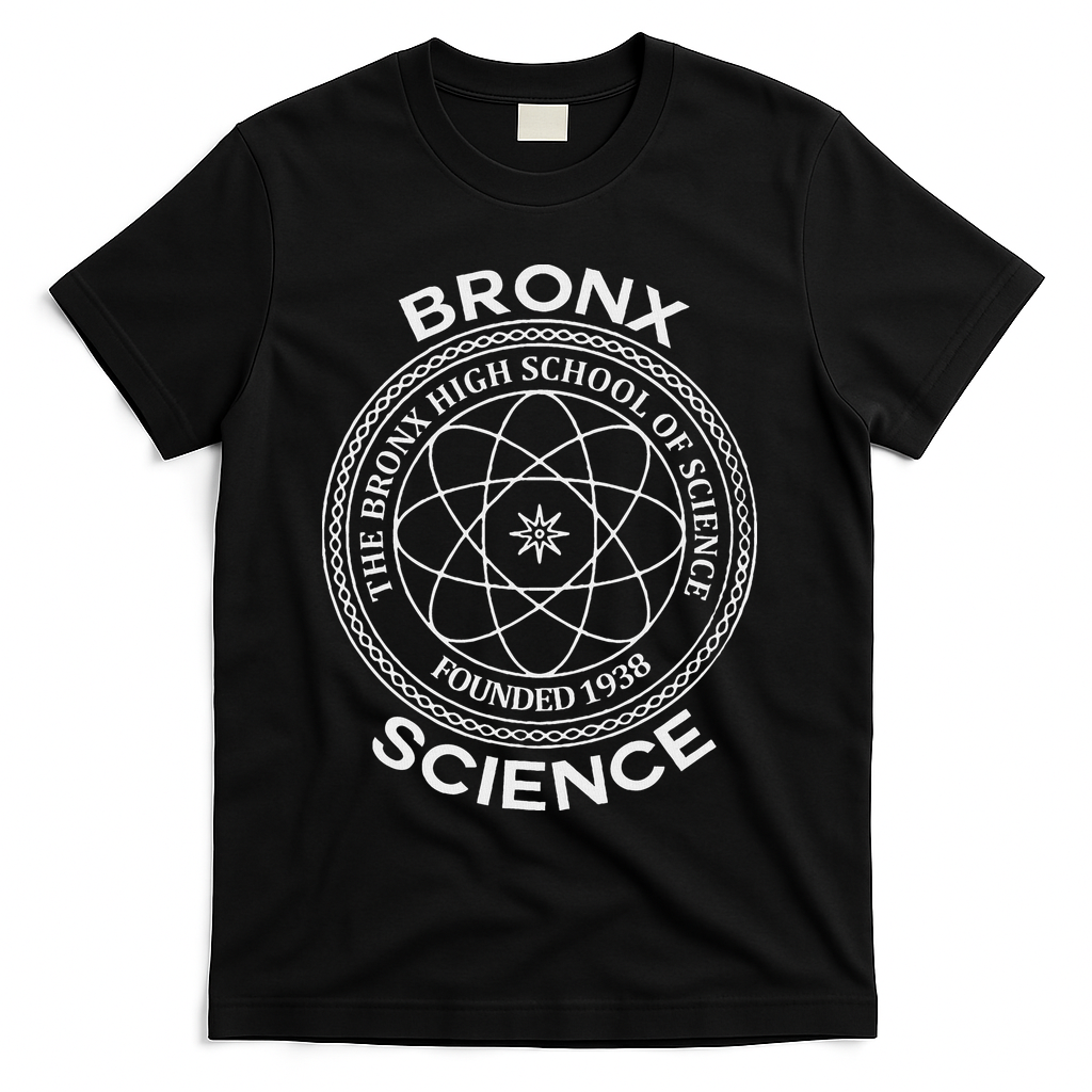 The Bronx Science High School Of Founded 1938 T-Shirt - Black