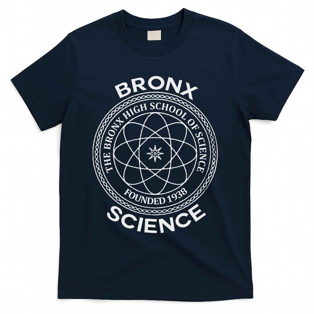 The Bronx Science High School Of Founded 1938 T-Shirt - Navy