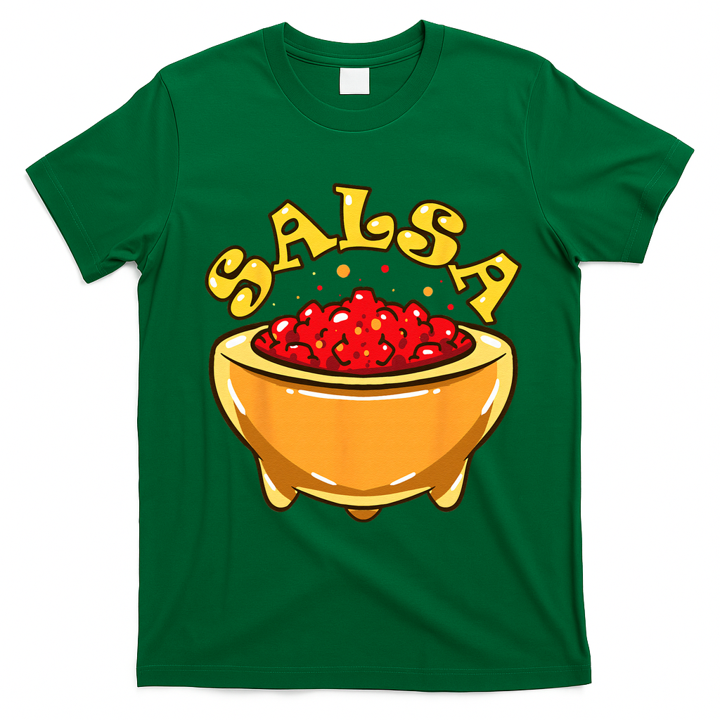 Tortilla Chips And Salsa Funny Matching Halloween Costumes T-Shirt - Irish Green