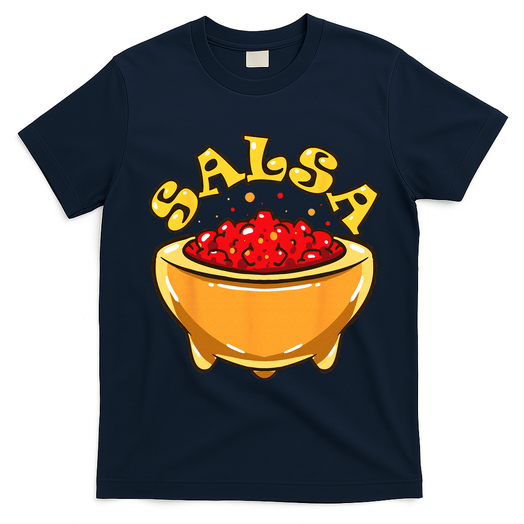 Tortilla Chips And Salsa Funny Matching Halloween Costumes T-Shirt - Navy Blue