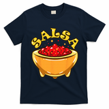 Tortilla Chips And Salsa Funny Matching Halloween Costumes T-Shirt - Navy Blue