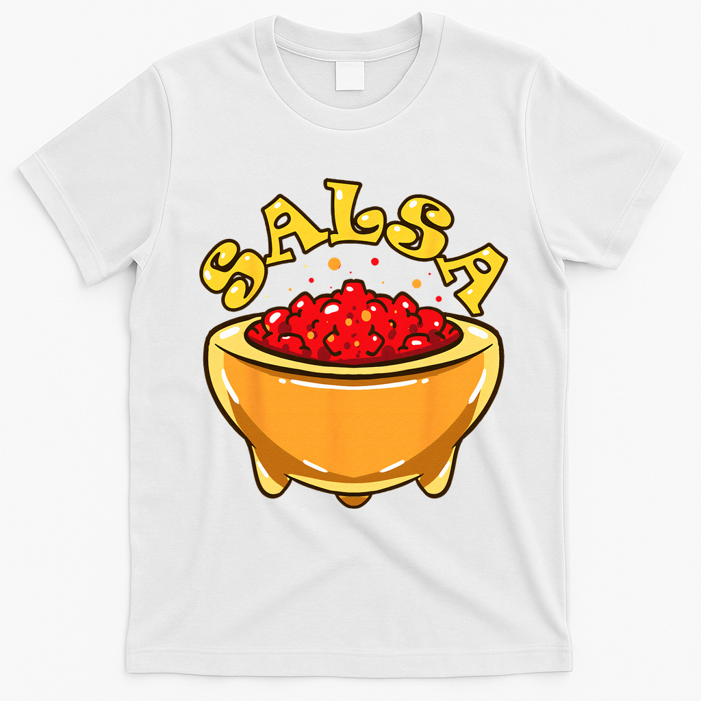 Tortilla Chips And Salsa Funny Matching Halloween Costumes T-Shirt - White