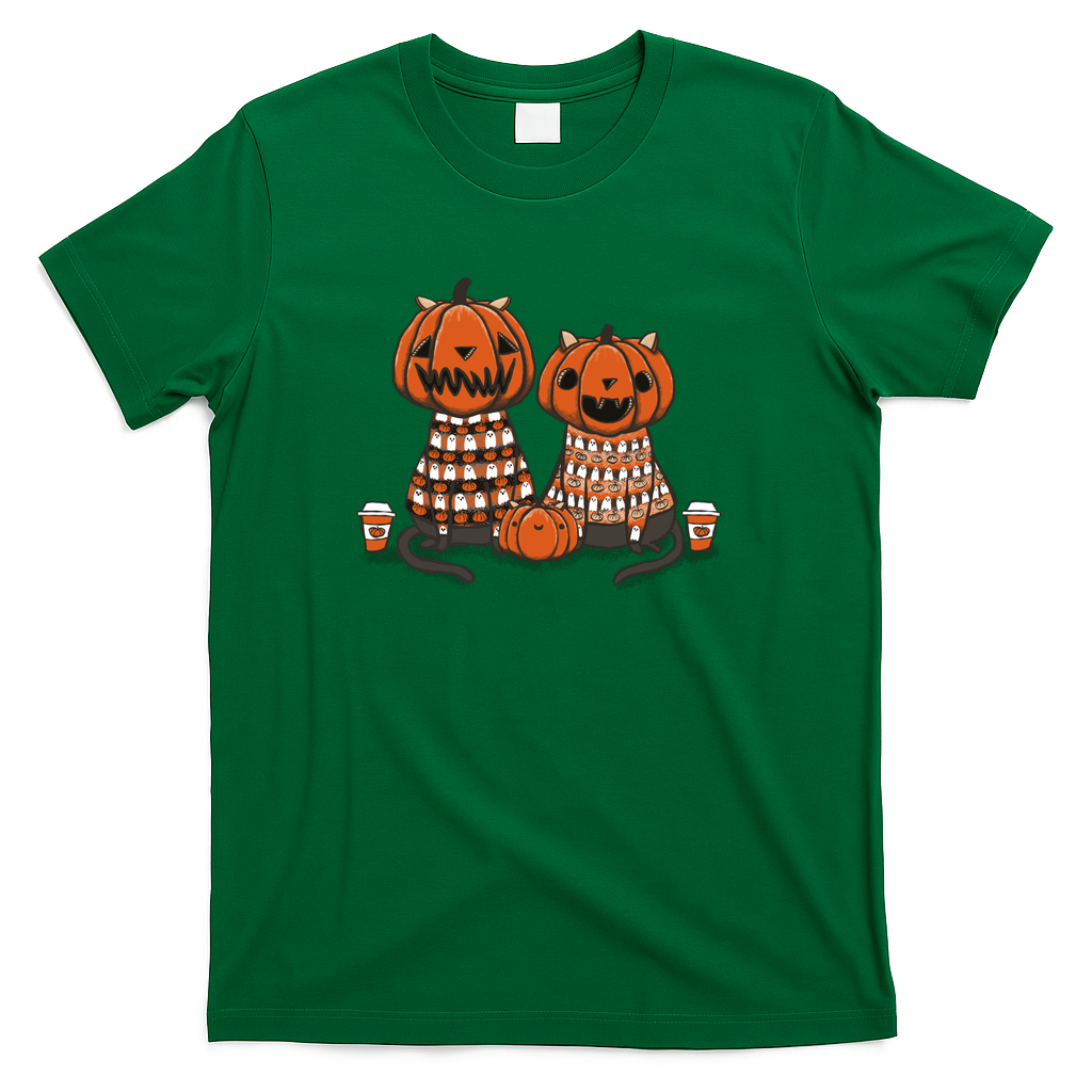This Could Be Us Halloween Cats - Green