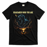 T-Rex Chicken Evolution Remember Who You Are T-Shirt - Black