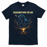 T-Rex Chicken Evolution Remember Who You Are T-Shirt - Navy