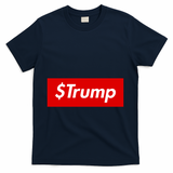 $Trump Coin Meme Cryptocurrency Crypto Donald Trump T-Shirt - Navy