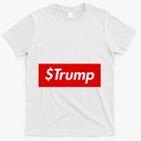 $Trump Coin Meme Cryptocurrency Crypto Donald Trump T-Shirt - White
