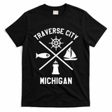 Traverse City Northern Michigan Sailing Boating T-Shirt