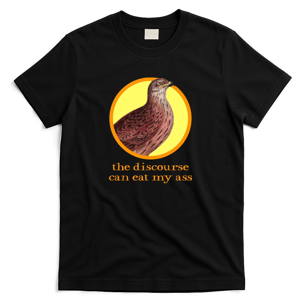 the discourse can eat my ass (colour text) - Black