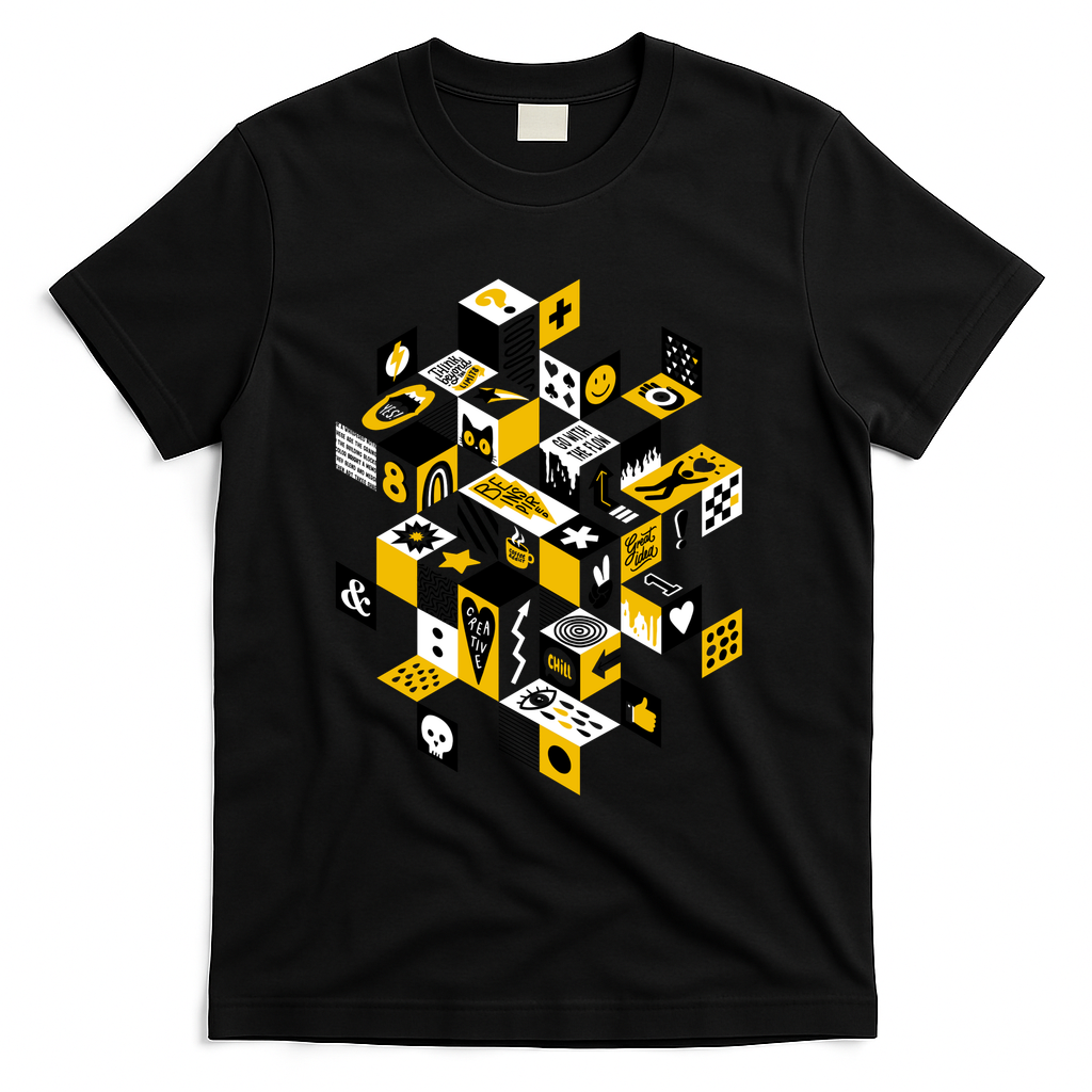 The Doodle Grid - Black