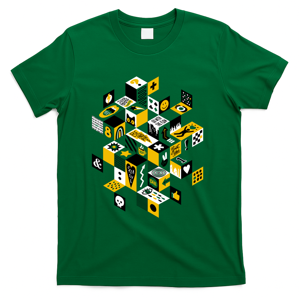 The Doodle Grid - Green