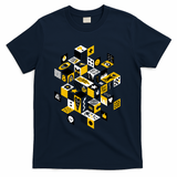 The Doodle Grid - Navy