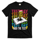 Testing Day Motivational School Teacher Rock The Test Day T-Shirt - Black