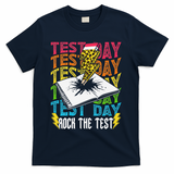 Testing Day Motivational School Teacher Rock The Test Day T-Shirt - Navy