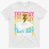 Testing Day Motivational School Teacher Rock The Test Day T-Shirt - White