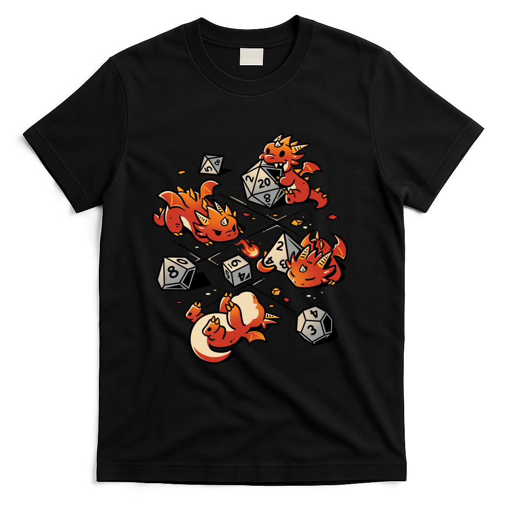 Tiny Dragons Party - Dungeon Dice - Black