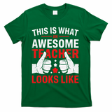Test Day Rock The Test Teacher Testing Day Back To School T-Shirt - Green