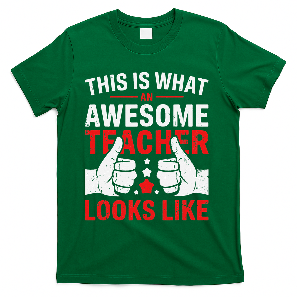 Test Day Rock The Test Teacher Testing Day Back To School T-Shirt - Green