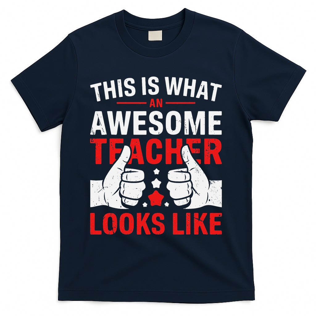 Test Day Rock The Test Teacher Testing Day Back To School T-Shirt - Navy