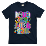 Test Day Teacher Motivation Rock The Test Bruh Its Test Day T-Shirt - Navy