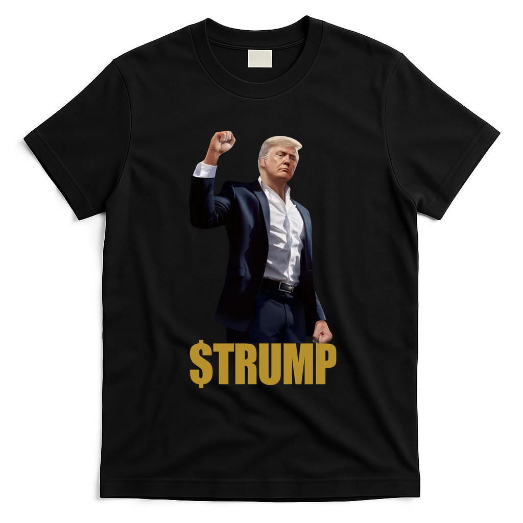 $Trump Donald Trump Meme Coin Crypto T-Shirt - Black
