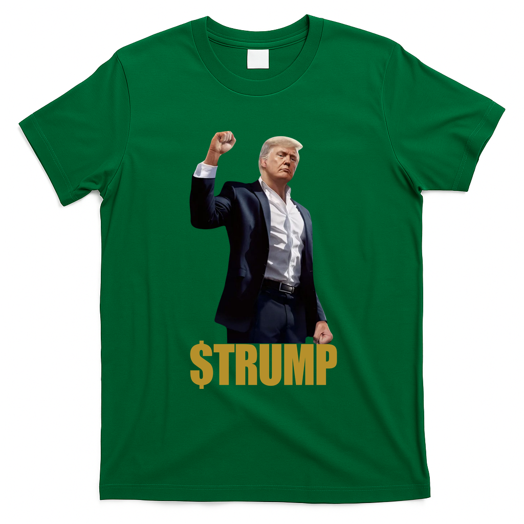 $Trump Donald Trump Meme Coin Crypto T-Shirt - Green