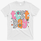 Test Day Teacher Rock The Test Don't Stress Do Your Best T-Shirt - White