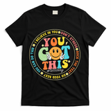 Test Day You Got This Rock The Test Teacher Testing Day T-Shirt - Black