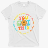 Test Day You Got This Rock The Test Teacher Testing Day T-Shirt - White