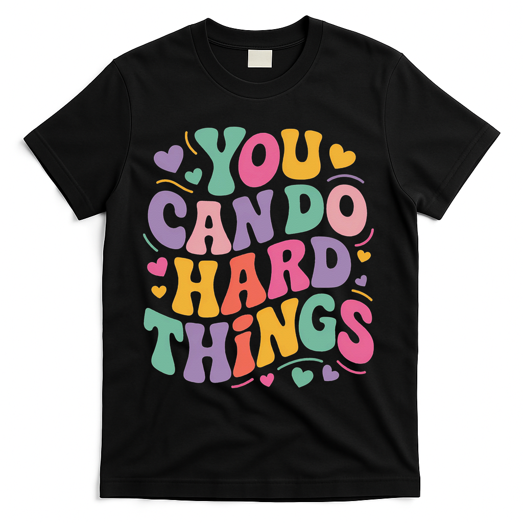 Test Day You Can Do Hard Things Teacher Women T-Shirt - Black