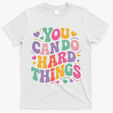 Test Day You Can Do Hard Things Teacher Women T-Shirt - White