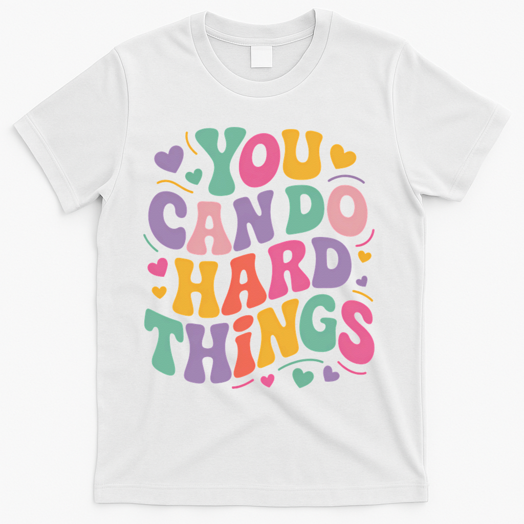 Test Day You Can Do Hard Things Teacher Women T-Shirt - White