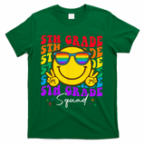 Team Fifth 5th Grade Squad Teacher Boy Girls Back To School T-Shirt - Green