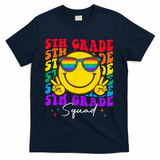 Team Fifth 5th Grade Squad Teacher Boy Girls Back To School T-Shirt - Navy