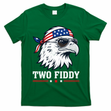 Two Fiddy American Eagle 250th Anniversary 250 Years T-Shirt - Irish Green