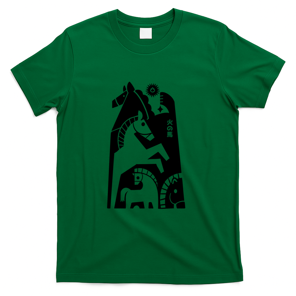 The Fire Horse Rises - Green