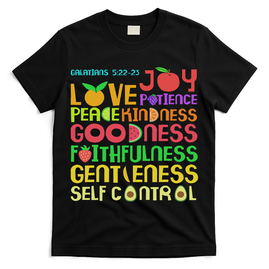 The Fruit Of The Spirit Christian Bible Verse T-Shirt