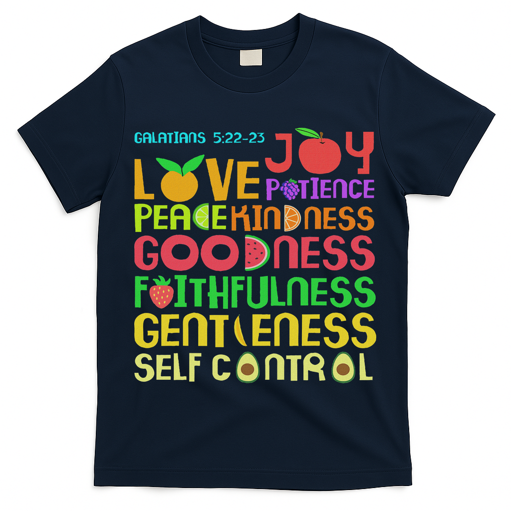 The Fruit Of The Spirit Christian Bible Verse T-Shirt