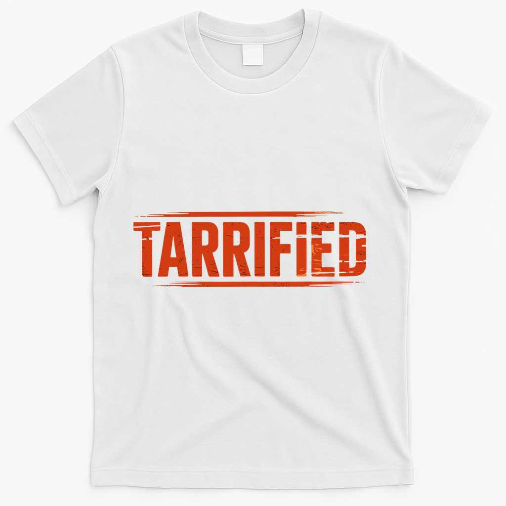Tarrified Funny Political T-Shirt - White