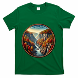 Tallulah Gorge Georgia In The Fall Autumn Leaves T-Shirt - Green