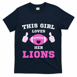 This Girl Loves Her Lions Pinky Leopard T-Shirt